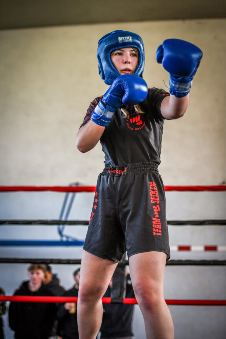 France, Gradignan, 2025-03-29. On the occasion of a boxing and MMA meeting, the Don Bosco Institute hosted a national op