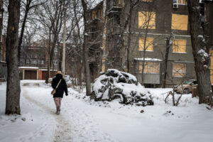 Ukraine, Kharkiv, 2026-01-25. Kharkiv Ukraine. In the heart of winter during ongoing Russian attacks Ukrainian cities be