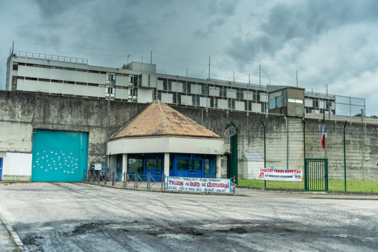 France, Merignac, 2024-05-17. Strike action in prisons following the murderous attack on a prison van in Incarville, Eur