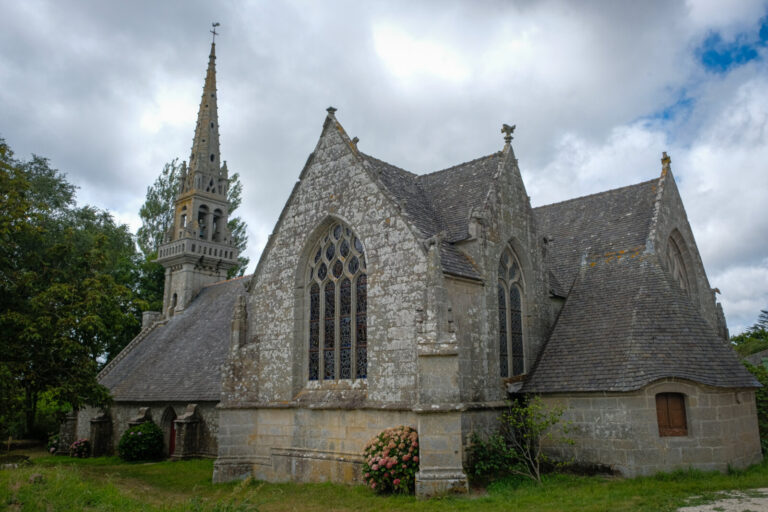 France, Saint Nic, 2020-08-05. The Saint Come chapel, a religious building listed as a historical monument. Photograph b