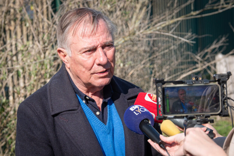 France, St Priest, 2024-03-15. Allain Bougrain Dubourg, president of the LPO, was present at the inauguration of the oed