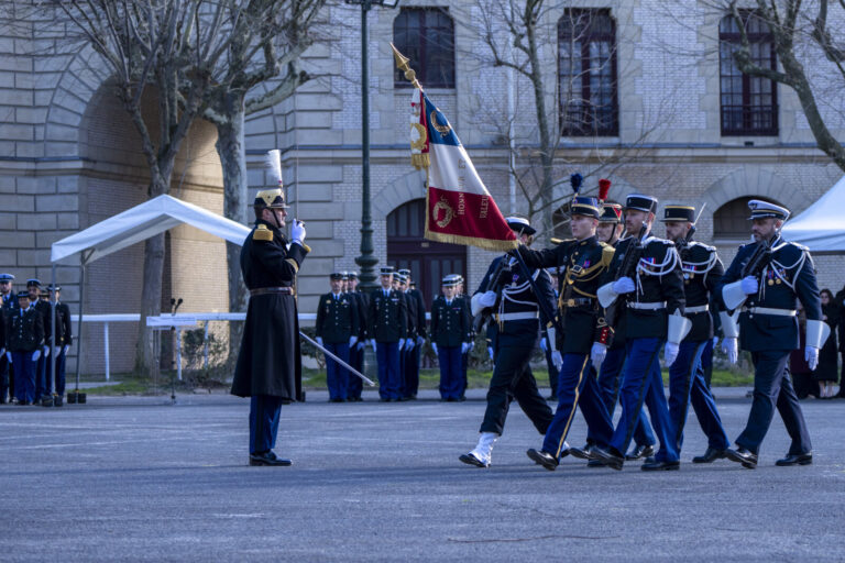 France, Paris, 2026-02-16. National ceremony to pay tribute to the heroes of the gendarmerie. Photograph by Gilles Aurou