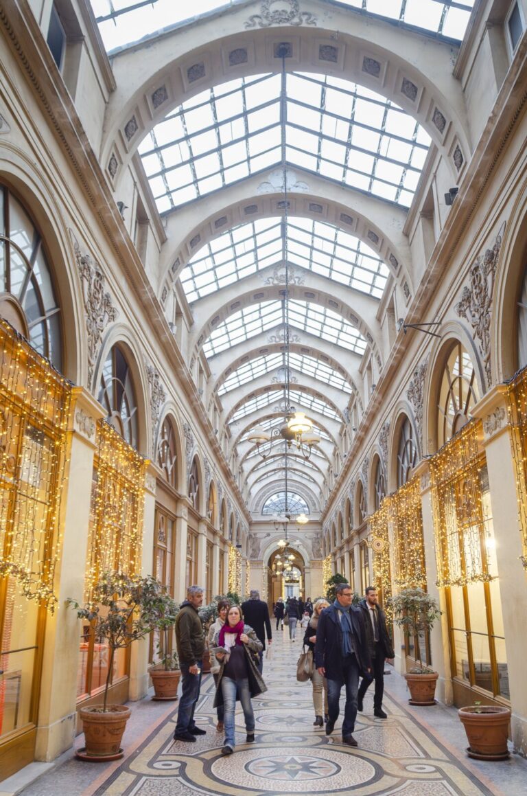 France, Paris, 2026-02-15. Vivienne Gallery. The Paris covered passages are historic 19th-century shopping arcades locat