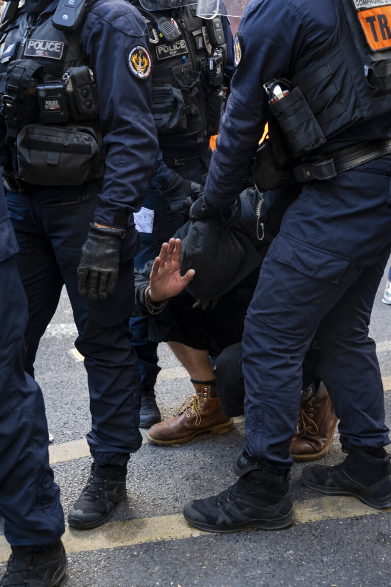 France, Paris, 2026-10-06. High school and university students take part in a day of mobilisation in Paris to protest th