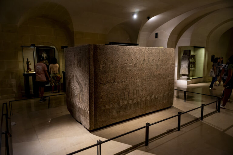 France, Paris, 2022-07-14. The Louvre Museum, located in the heart of Paris, is one of the world's most famous art museu