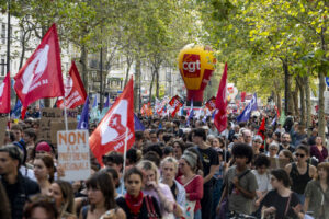 France, Paris, 2026-09-29. Inter-union demonstration in Paris on September 29, 2026, called by public sector trade union