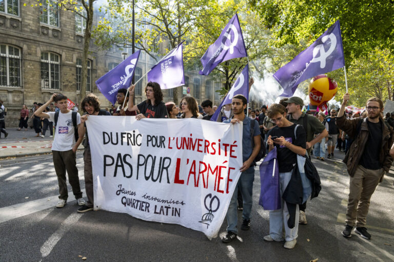 France, Paris, 2026-09-29. Inter-union demonstration in Paris on September 29, 2026, called by public sector trade union