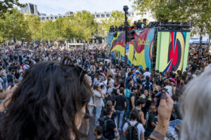 France, Paris, 2026-09-19. The Techno Parade 2026 brings together thousands of people in the streets of Paris to celebra