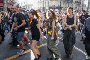 France, Paris, 2026-09-19. The Techno Parade 2026 brings together thousands of people in the streets of Paris to celebra