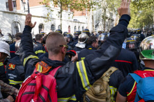 France, Paris, 2026-09-29. Inter-union demonstration in Paris on September 29, 2026, called by public sector trade union