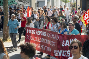 France, Paris, 2026-09-29. Inter-union demonstration in Paris on September 29, 2026, called by public sector trade union