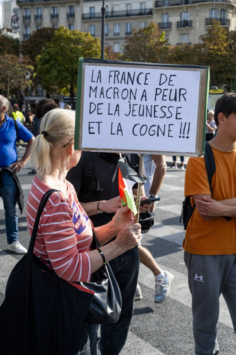 France, Paris, 2026-09-29. Inter-union demonstration in Paris on September 29, 2026, called by public sector trade union