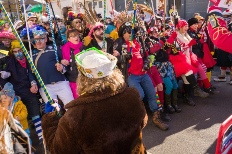 France, Bray-Dunes, 2025-02-02. Dunkirk Carnival, the Bray-Dunes band on parade. This carnival is a centuries-old tradit