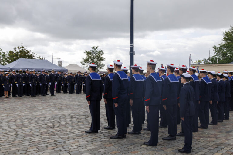 France, Bordeaux, 2026-06-06. Military parade for the 400th anniversary of the French Navy. Photograph by Jean-Marc VIGN