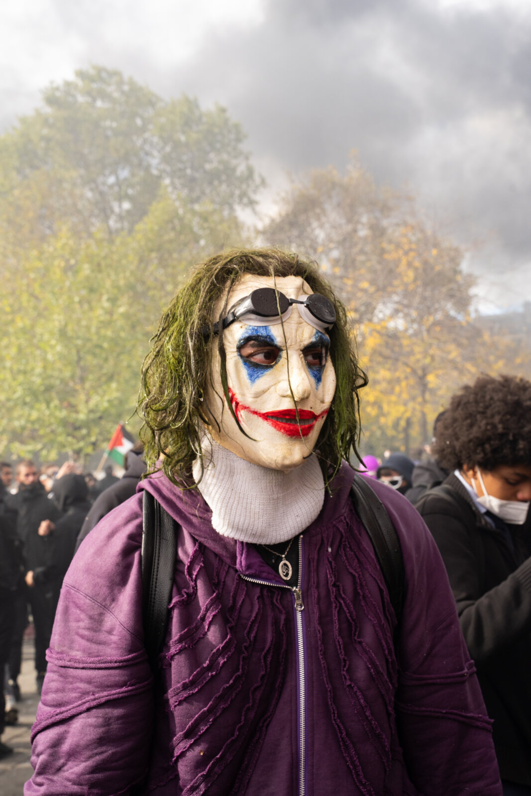 France, Paris, 2026-10-17. National day of mobilization against rising fuel prices and the cost of living, Place de la R
