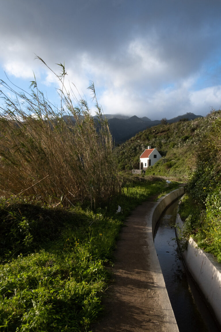 Portugal, Serra de Agua, 2024-03-19. Madeira, Portugal, March 2024 - Marching along levadas (water canals) are very popu
