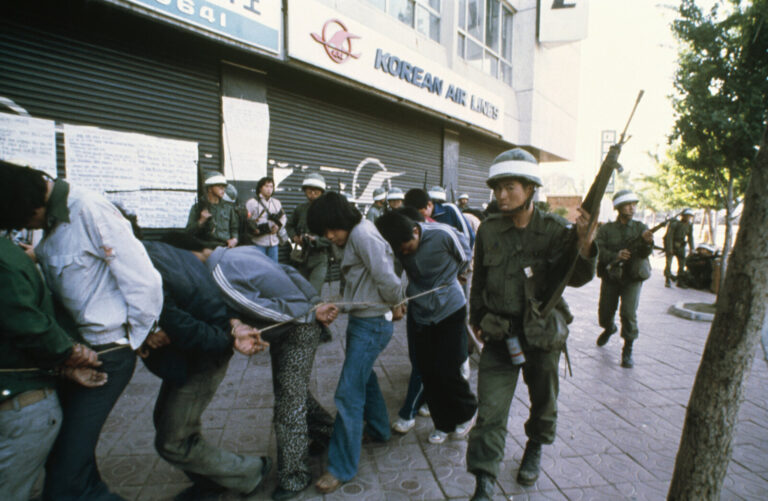 May 26-27, 1980, Gwangju, South Korea --- In May 1980, students demonstrated for democracy against the regime of General