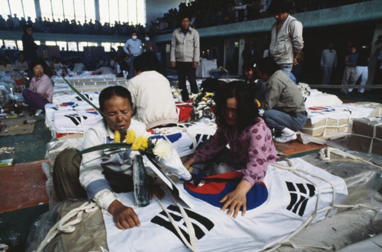May 26-27, 1980, Kwangju, South Korea --- In May 1980, students demonstrated for democracy against the regime of General