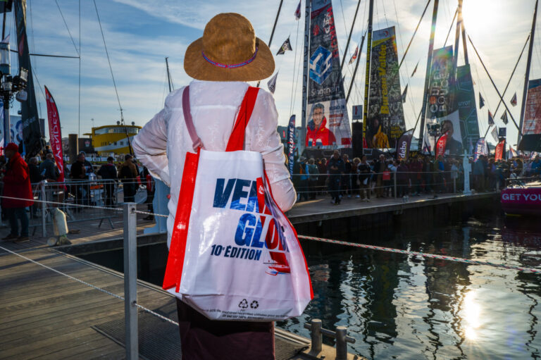 France, Les Sables d Olonne, 2024-11-05. Visit to the Vendee Globe village: the IMOCAs of the sailors who will take part