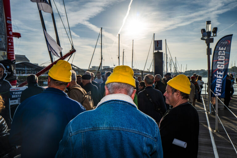 France, Les Sables d Olonne, 2024-11-05. Visit to the Vendee Globe village: the IMOCAs of the sailors who will take part