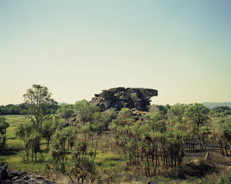 Australia, Kakadu National Park, 2012-08. Scan from a 6x7 negative film. The rock formations of Ubirr, in Kakadu Nationa