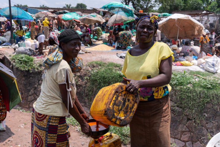 Democratic Republic of Congo, Mbujimayi, 2023-09-25. In the post-mining city of Mbujimayi, women play a key role in sust