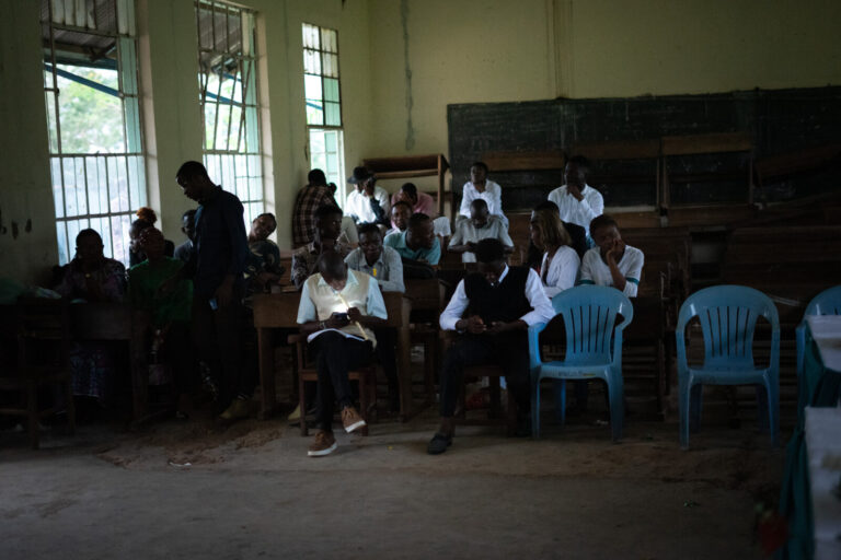 Africa, DRC, 2024-10-20. Final project defenses in African universities are moments of joy and pride for young students 