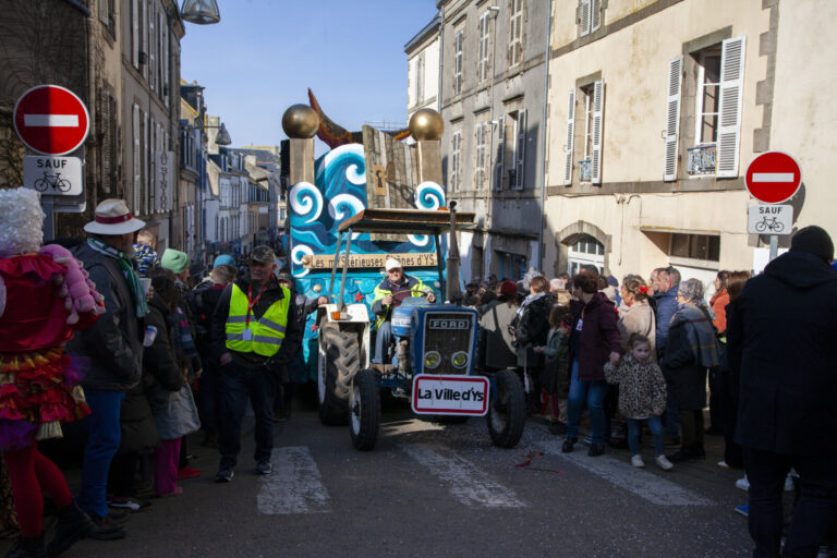 France, Douarnenez, 2025-03-02. A major event in Douarnenez, Les Gras has been taking place in the streets of the city e