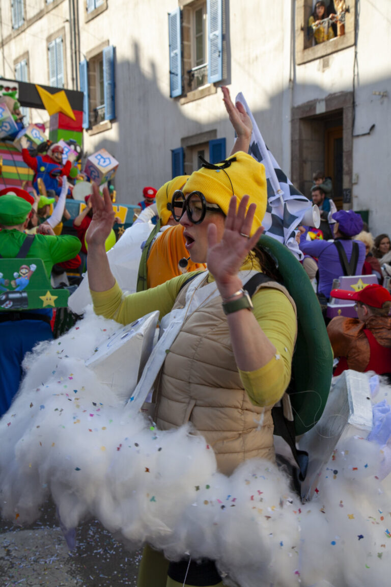 France, Douarnenez, 2025-03-02. A major event in Douarnenez, Les Gras has been taking place in the streets of the city e