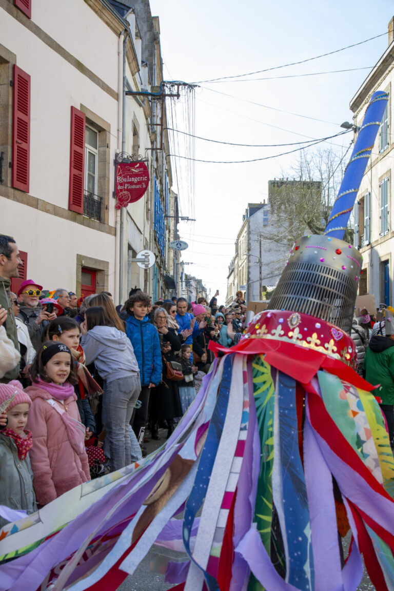 France, Douarnenez, 2025-03-02. A major event in Douarnenez, Les Gras has been taking place in the streets of the city e